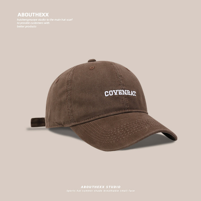 Wholesale Washed Hat Men's and Women's  Double Baseball Cap Face Small All-match Soft Top Cap Trendy