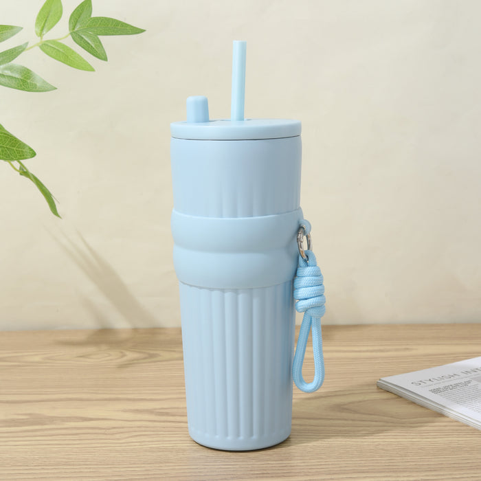 Wholesale Large-capacity outdoor portable 304 stainless steel ice bullies cup with handle