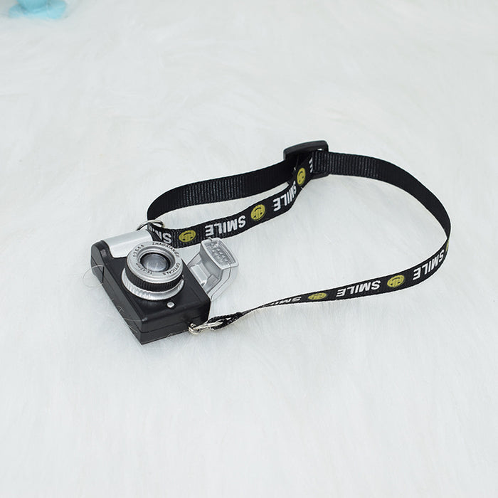 Wholesale Doll Cute  Camera Pendant Flash Toy Accessories Adjustable Baby Doll Camera Pendant
