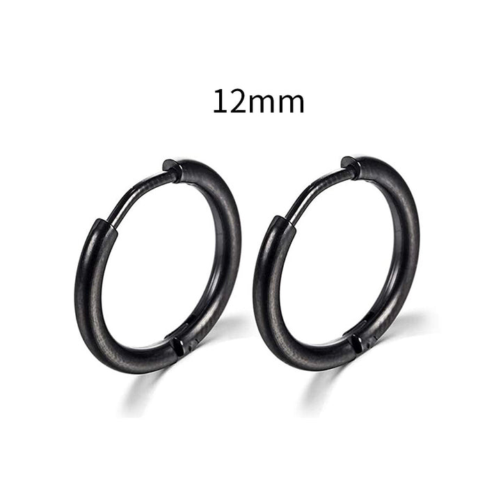 Wholesale Hot Selling Stainless Steel Earrings New Round Earrings for Men European and American Body Piercing Accessories JDC-ES-YaChen010