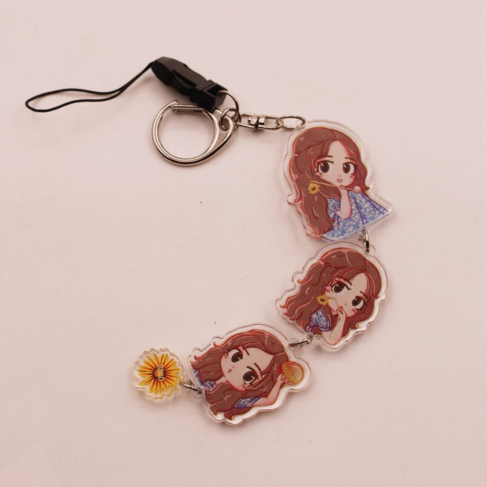 Wholesale Acrylic Keychain Hanging String JDC-KC-HanTian028