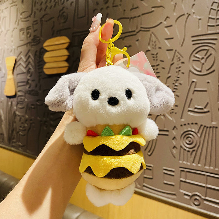 Wholesale Plush Burger Dog Keychain JDC-KC-SCheng045