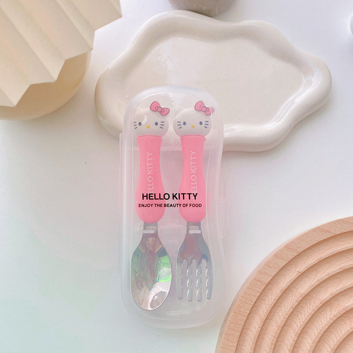 Wholesale Cartoon Stainless Steel Forks and Spoons Cutlery Set JDC-SN-CXR004