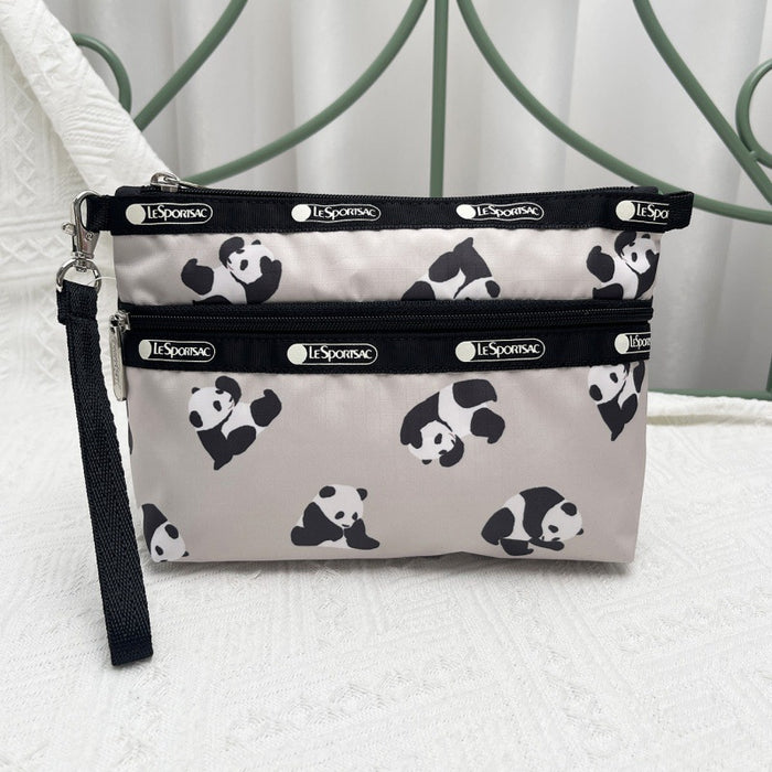 Wholesale Nylon Cartoon Print Women's Bag Panda Series Cosmetic Bag Crossbody Bag JDC-SD-LaNa002