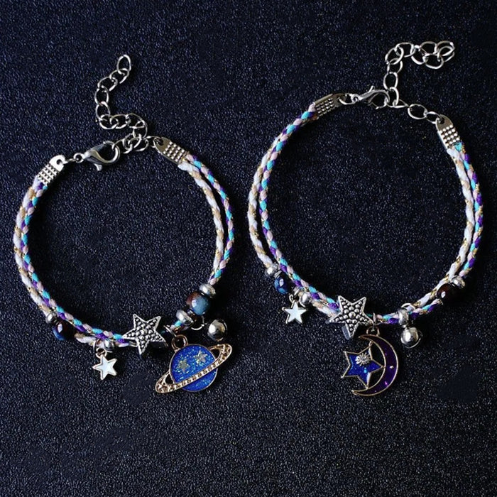 Wholesale Cosmic Actress Star Moon Bracelet