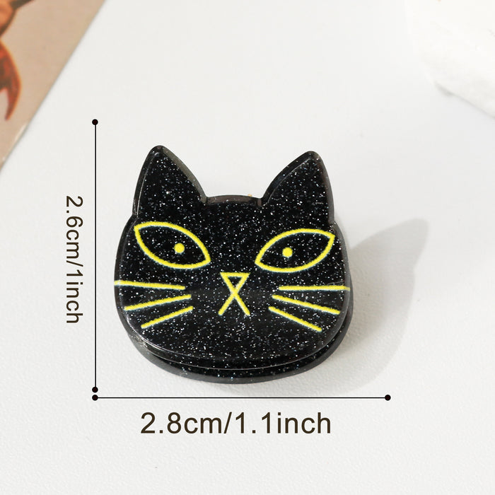 Wholesale  Shark Hair Clip Witch Hat  Pumpkin Design Chic Hair Accessory For Party