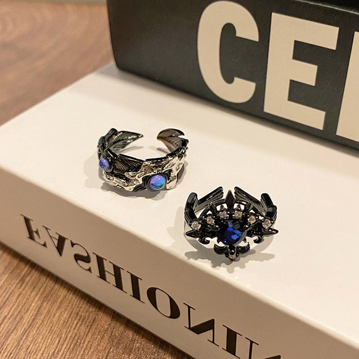 Wholesale Personalized dual tone ring, niche index finger ring