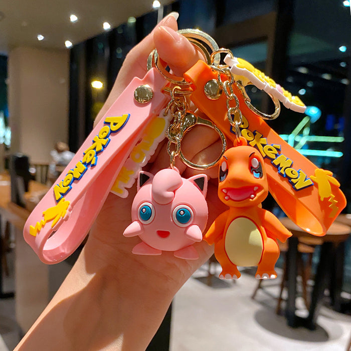 Wholesale Drip Glue Cartoon Doll Keychain JDC-KC-Gongz049