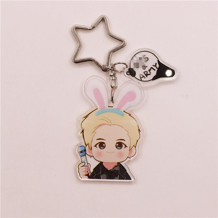 Wholesale Cartoon Acrylic Keychain JDC-KC-HanTian019