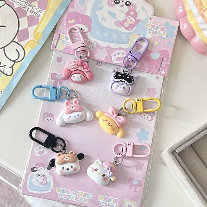 Wholesale Plastic Cute Cartoon Keychain JDC-KC-ZhiX002