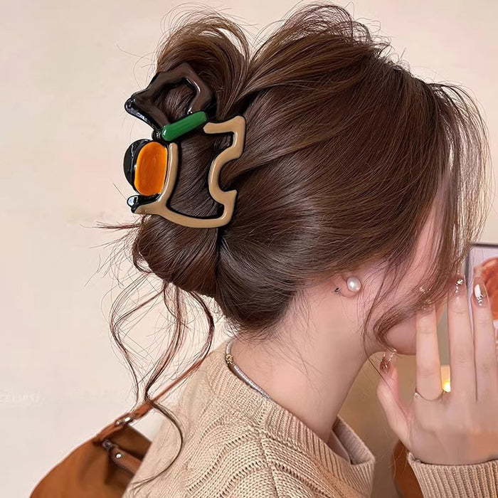 Wholesale Catching clip for women's high-end sense, new shark clip at the back of the head, large hair volume, multi disc hair clip, headband, hair clip