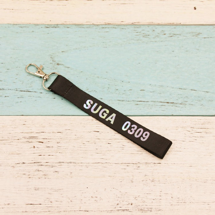 Wholesale Leather Name Tag Lanyard Keychain JDC-KC-HanTian018