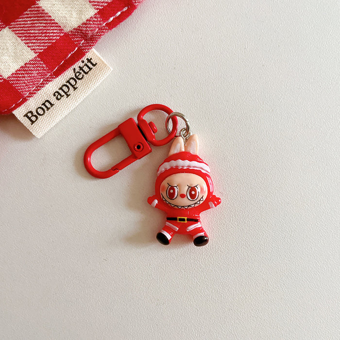 Wholesale Cute Christmas keychain pendant cartoon student backpack pendant accessories Christmas gift