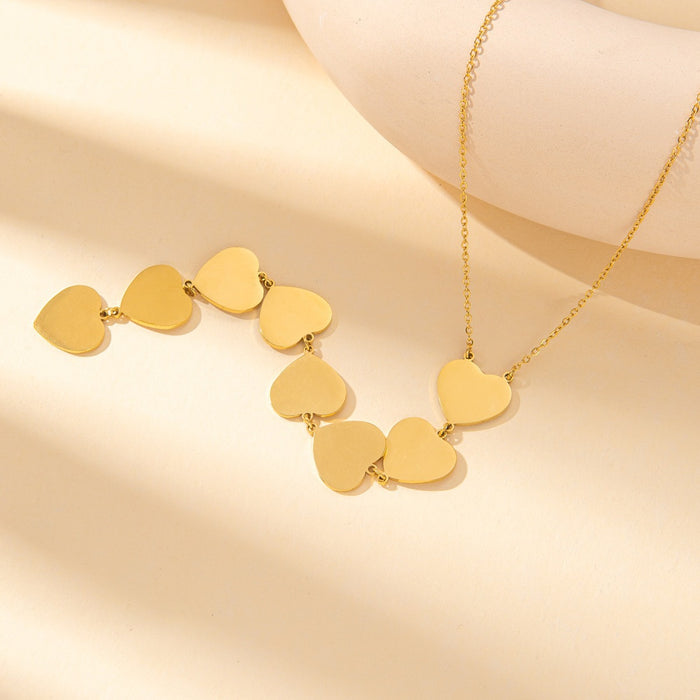 Wholesale Non-Fading Exquisite Clavicle Golden Necklace