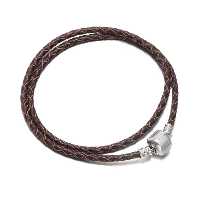 Wholesale Braided Leather Bracelet JDC-BT-QiN010