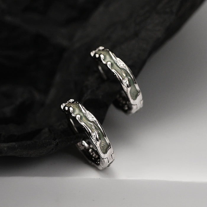 Wholesale High sense S925 sterling silver glue exquisite girls' earrings