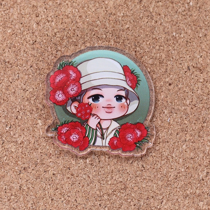 Wholesale Cartoon Acrylic Brooch JDC-BC-HanTian002