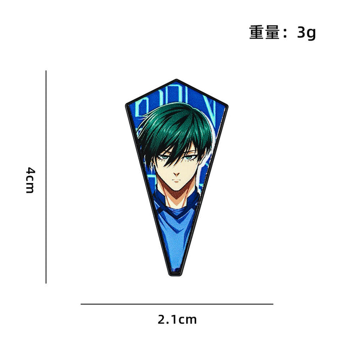 Wholesale Anime Printed Metal Brooch Pin Fashion Accessory For Backpacks And Clothing Anime Fan Gift