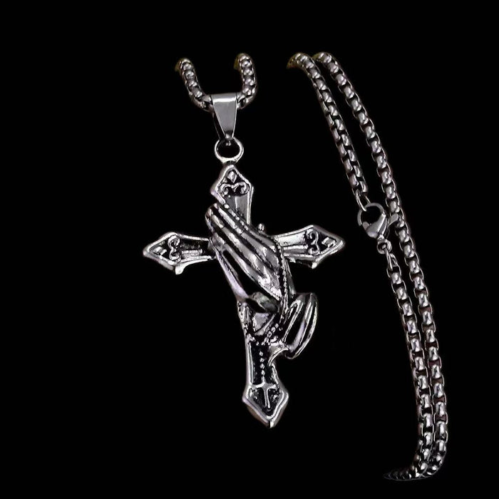 Wholesale Retro handmade pendant, personalized and niche cross pendant style pendant