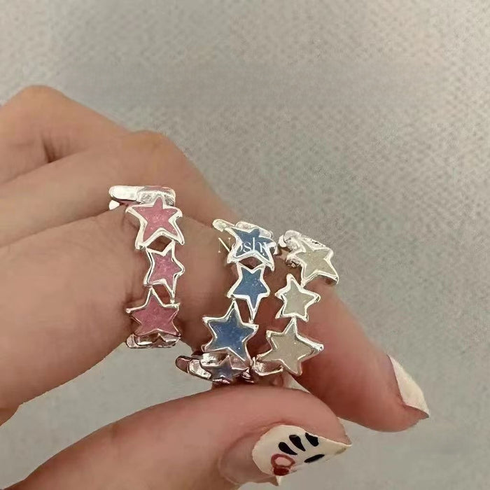 Wholesale Irregular element ring, niche and unique design, high-end and personalized index finger ring