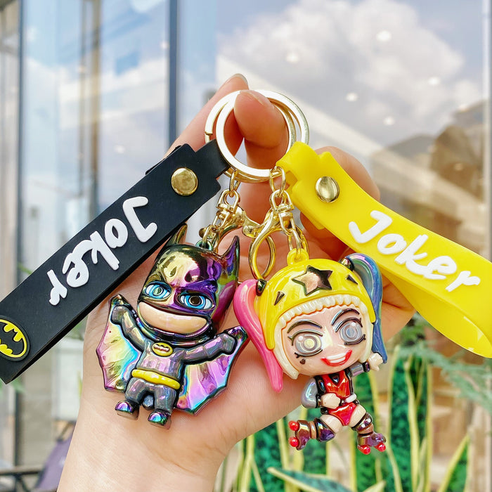 Wholesale Cute and quirky silicone cartoon keychains