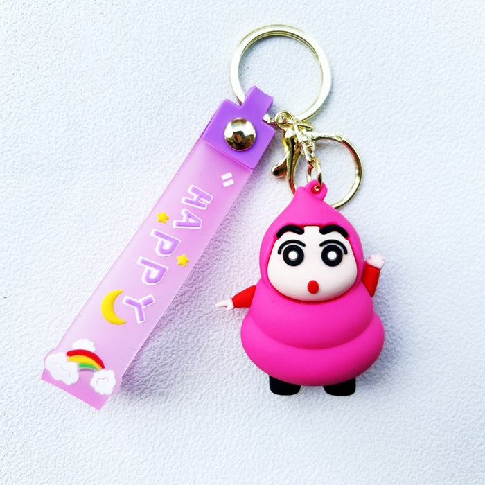 Wholesale PVC Cartoon Doll Keychain JDC-KC-WuYi166