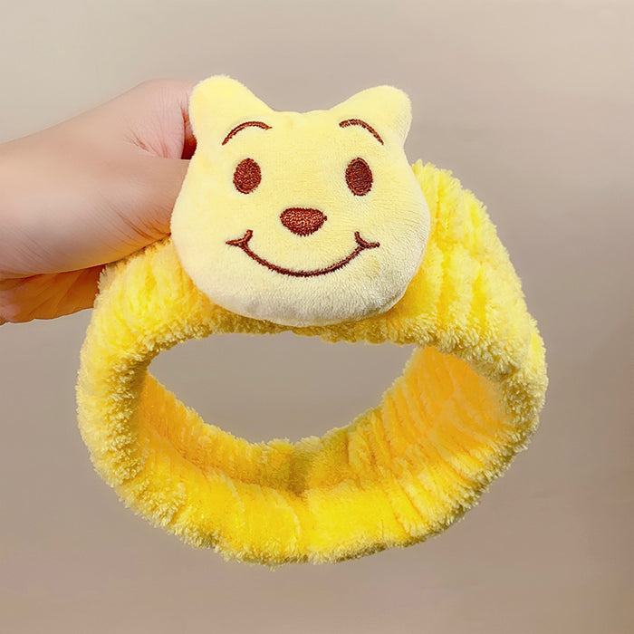 Wholesale Cute Cartoon Plush Elastic Headband JDC-HD-HengX001