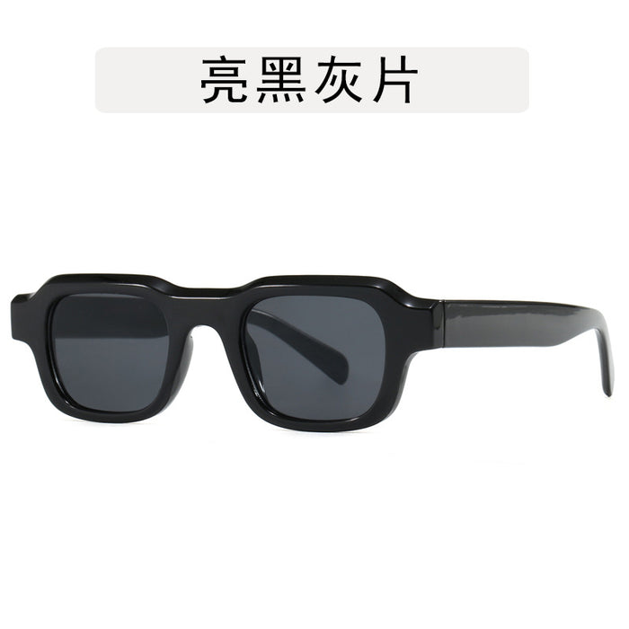 Wholesale Square retro small frame sunglasses, fashionable hip-hop party sunglasses