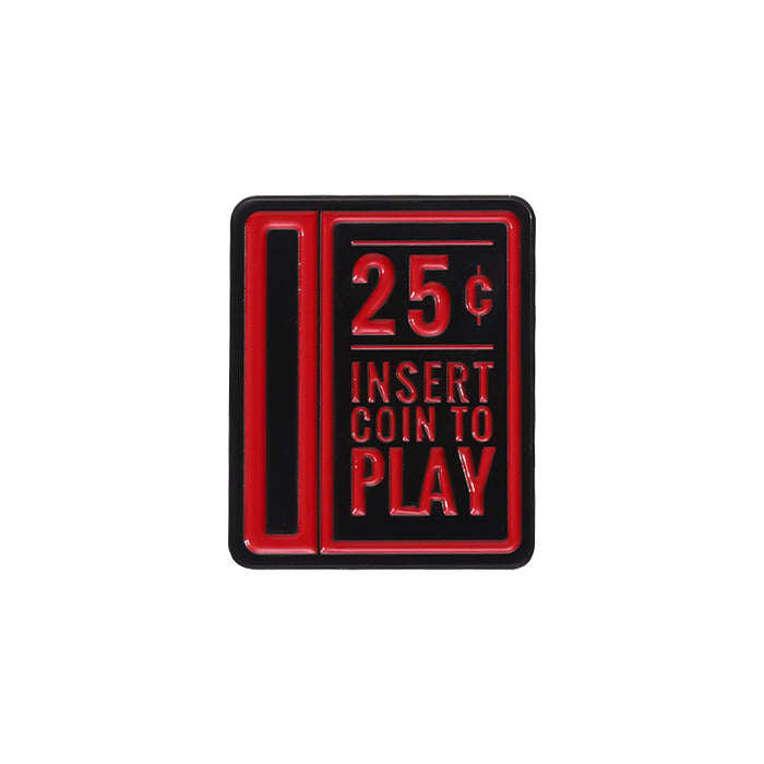 Wholesale Creative Circus English Letter Brooch Geometric Funny Badge Pin Zinc Alloy