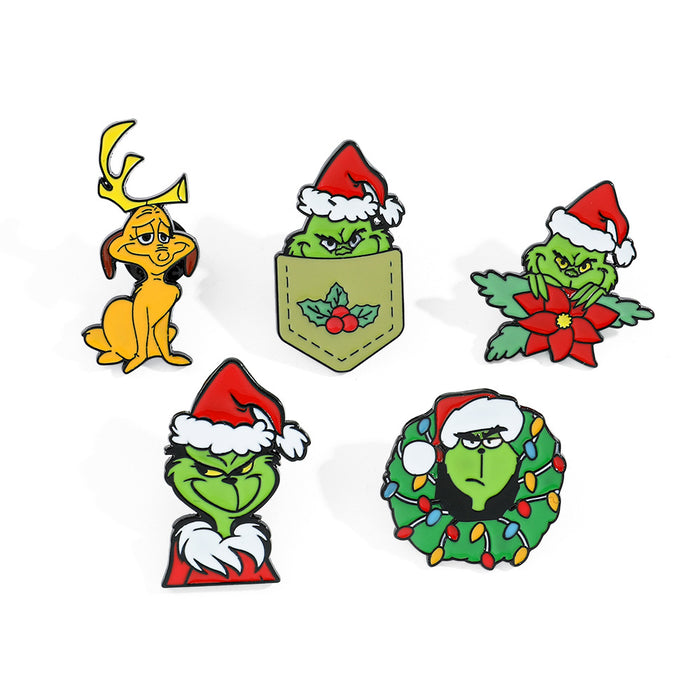 Wholesale Cartoon  Metal Badge Alloy Brooch Clothing Bag Accessories