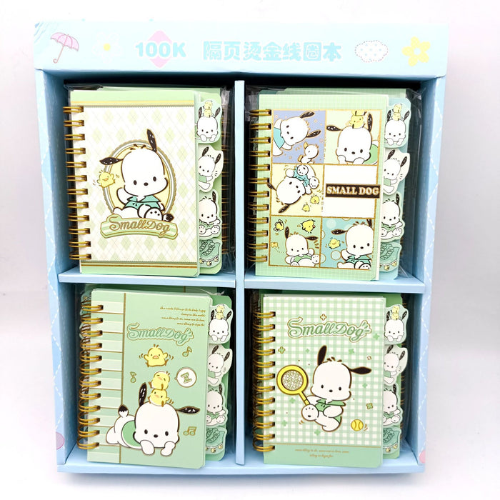 Wholesale Cute cartoon notebook with dividers and spirals