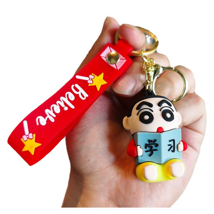 Wholesale Cartoon boy Bag Pendant Car Key Ring