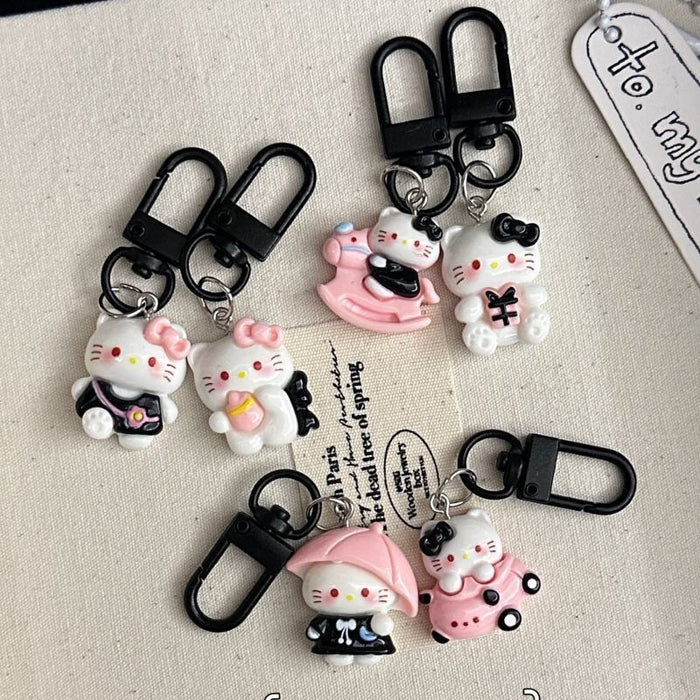 Wholesale Small cat Pendant Backpack School Bag Pendant Cute Keychain