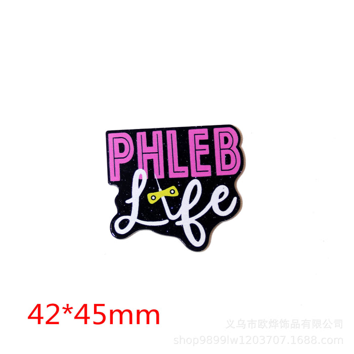 Wholesale Cartoon Organ Acrylic Pin DIY Patch Accessories JDC-FK-OuYie009