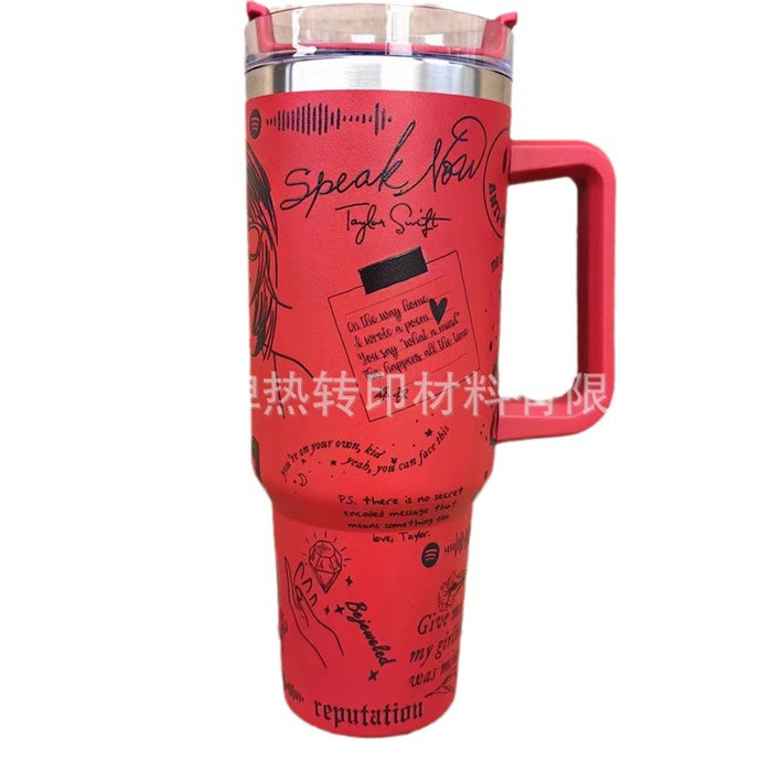 Wholesale Tumbler Stainless Steel Handle Large Capacity Insulation Car Cup JDC-CUP-JiePai005