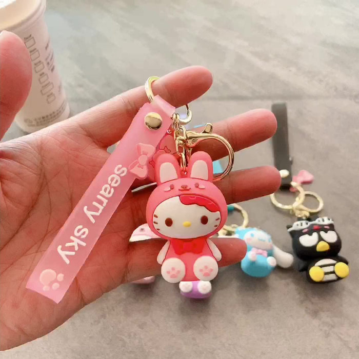 Wholesale  Cartoon Doll PVC Keychain JDC-KC-RunX004