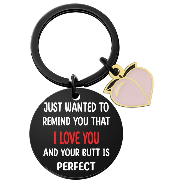 Wholesale Stainless steel letter element round keychain