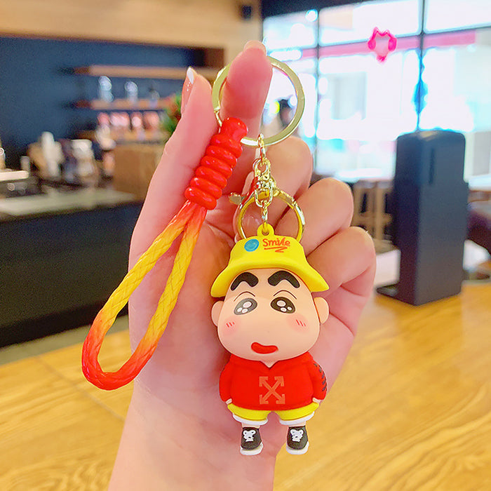 Wholesale Cartoon Silicone Doll Keychain JDC-KC-MingT256