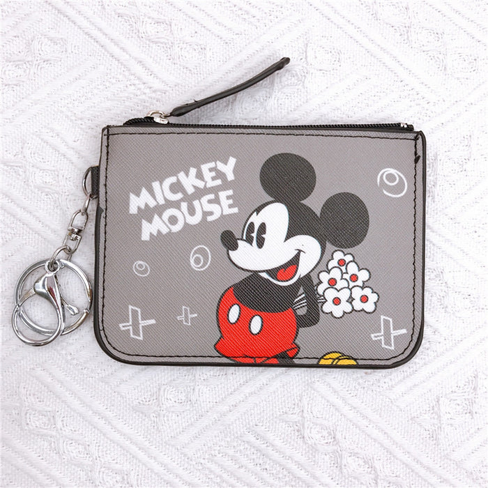 Wholesale PU Cartoon Printing with Key Ring Coin Card Holder JDC-WT-YaLL015