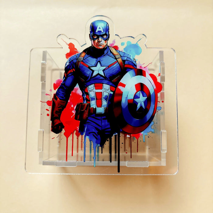 Wholesale Plastic Super Hero Acrylic Pencil Case  JDC-PC-MangH006