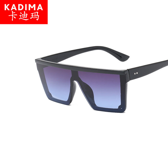 Venta al por mayor Cuadrado Clavos de arroz Lentes de una pieza Gafas de sol Male JDC-SG-XIA019