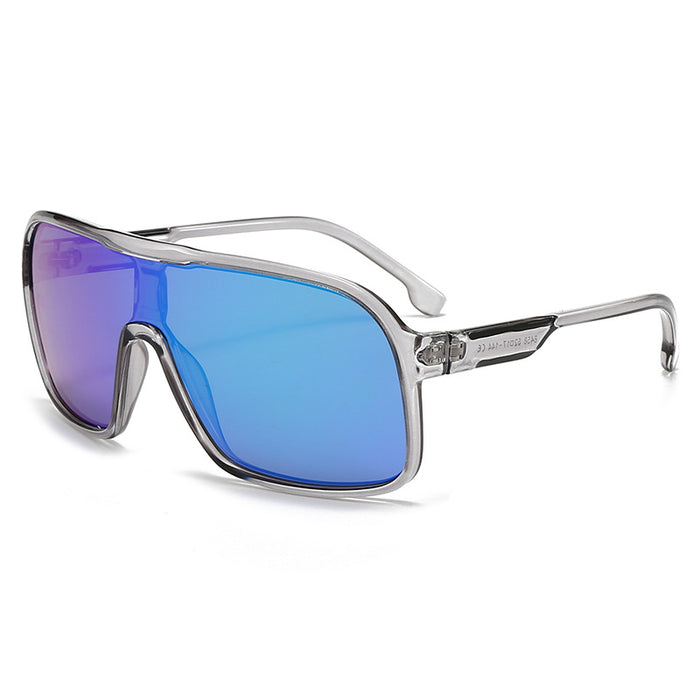 Wholesale New Polarized Large Frame Integrated Sunglasses Fashion Cycling Sports Mirrors Outdoor Sunshade Mirrors