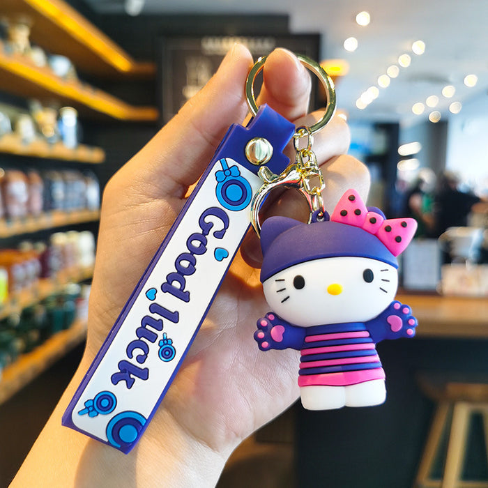 Wholesale Cartoon Doll Silicone Keychain JDC-KC-Tingm206