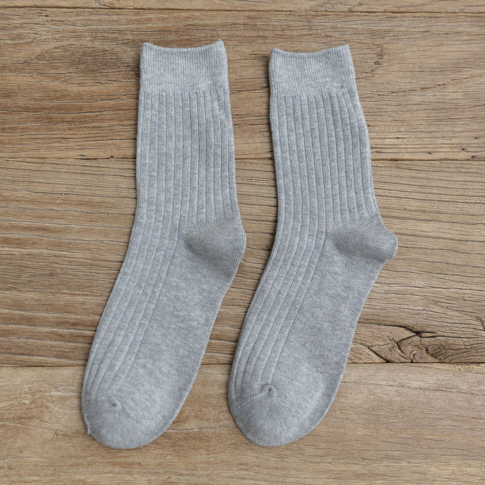 Wholesale Socks, mid tube, autumn long socks, anti odor, retro color, pile socks