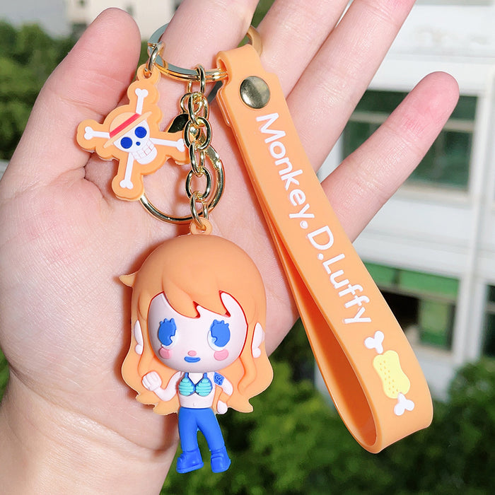 Wholesale Cartoon Doll PVC Keychain JDC-KC-Qiwei008