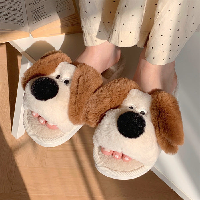 Wholesale Cute Cartoon Soft Bottom Cotton Slippers JDC-SP-RongHe008