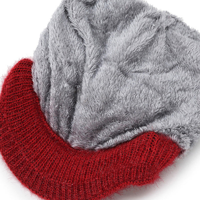 Wholesale Winter Hat Plush Thick Knitted Yarn Warm Beret Fashionhat JDC-FH-PX001