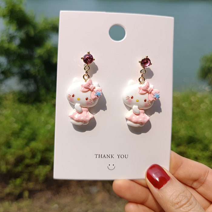 Wholesale Cute Cartoon Resin Earrings JDC-ES-Xiaox003