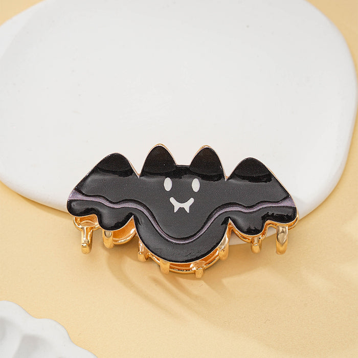 Wholesale  Bat Claw Hair Clip Cute Funny Ghost Motif Zinc Alloy Hair Gripper Boutique Resale Gift
