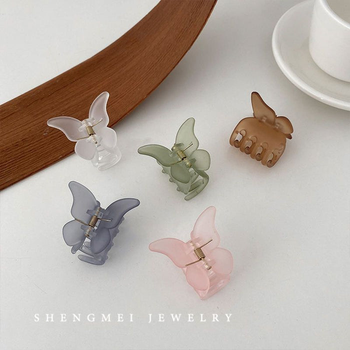 Wholesale Small Grab Clip Double Layer Butterfly Hairpin Bangs Top Clip Headwear